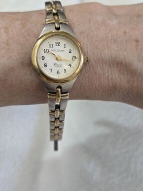Waltham Two Tone Ladies Watch Bracelet Band